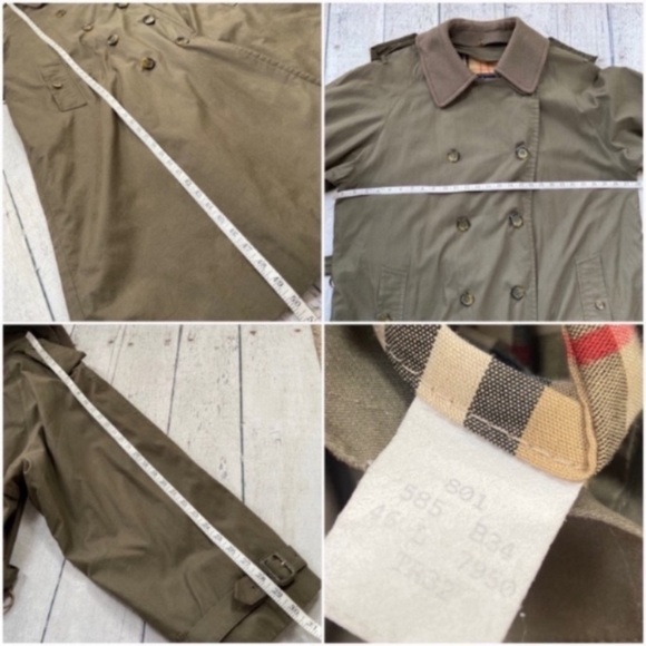 Vintage Burberry removable collar trench coat - Picture 4 of 6